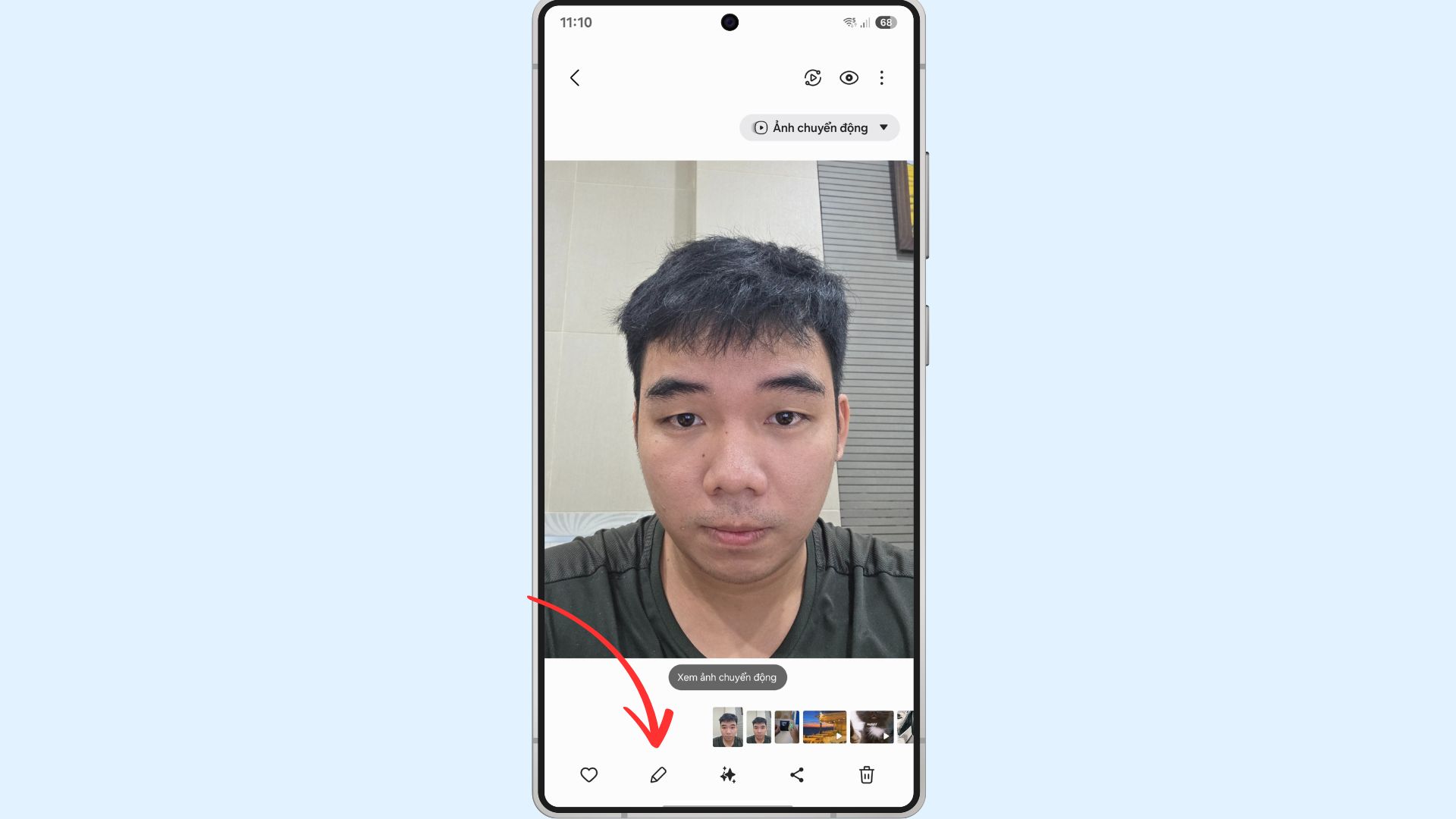 Bước 1_ Truy cập ứng dụng Ảnh