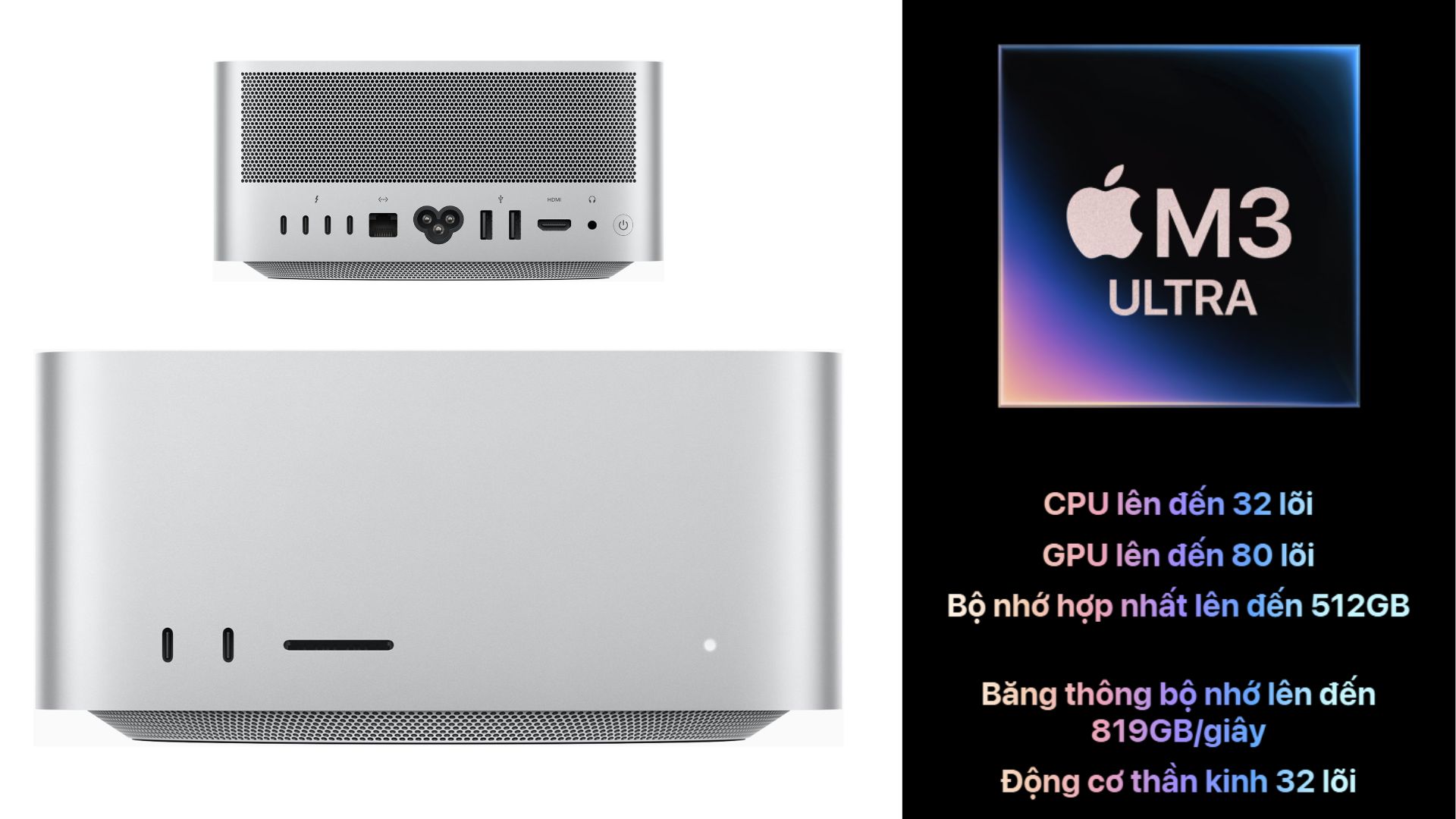 Mac studio 2025 Chip M3 Ultra