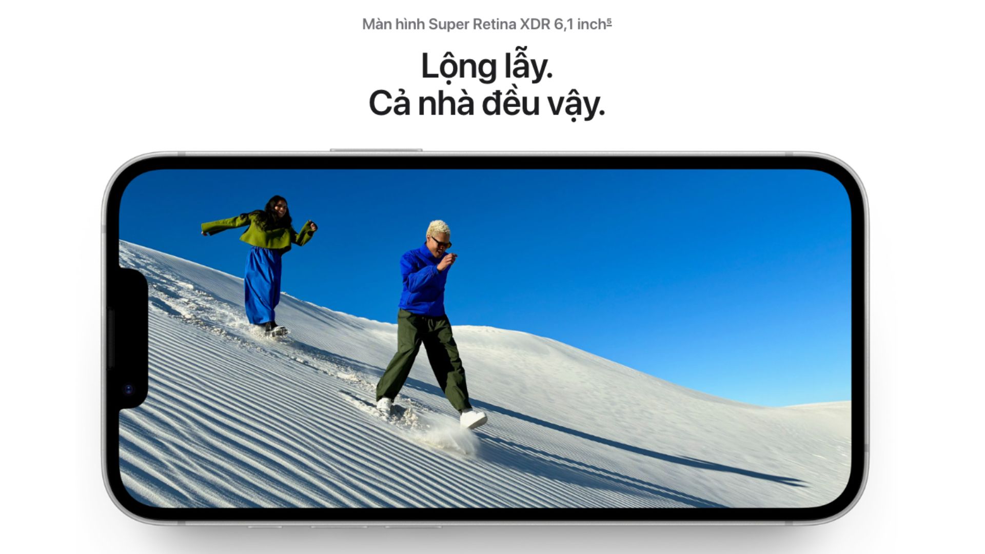Màn hình Super Retina XDR 6.1 inch sắc nét