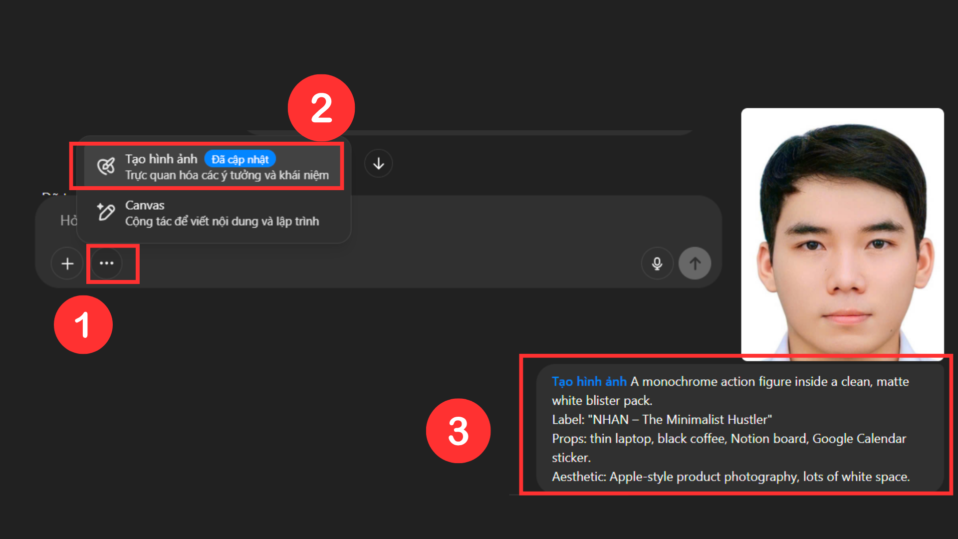 Cách làm ảnh AI đồ chơi cá nhân trên chat GPT.png