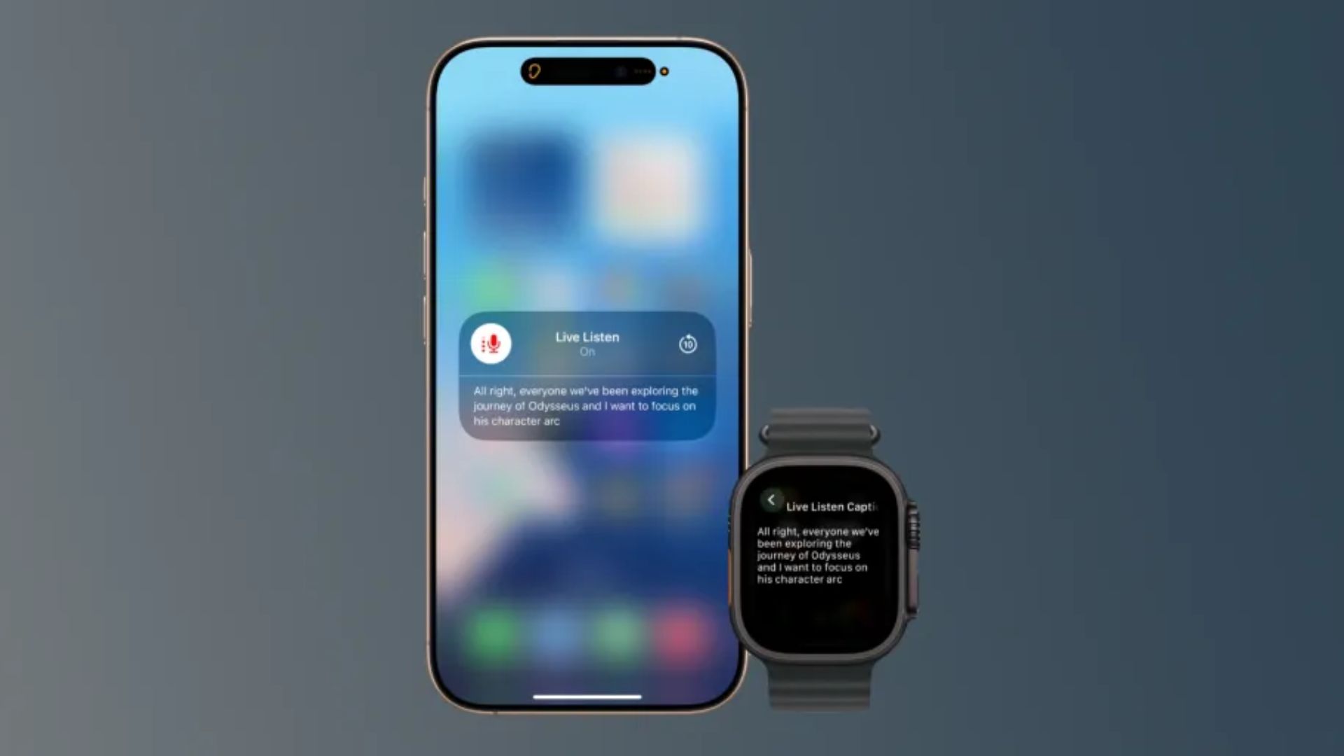 Chú thích trực tiếp trên Apple Watch